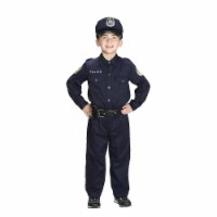 Aeromax PO-68 Junior Police Officer Suit with Cap & Belt, Size 6-8