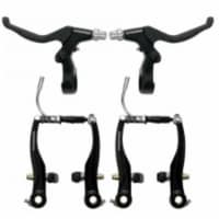 Promax 360859 V-Brake and Lever Set for Front and Rear