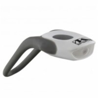 M-Wave 220583-W White Cobra Light with Red LED