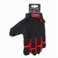 Ventura 719951-R Red Full Finger Touch Gloves in Size Large