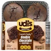 Udi's® Gluten Free Double Chocolate Muffins Perspective: Main