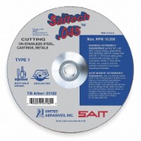United Abrasives/Sait CutOff Wheel,Saitech,5 x.045 x7/8   23177