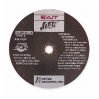United Abrasives/Sait CutOff Wheel,A46N,4-1/2 x.045 x7/8 23314