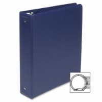 Skilcraft  751001 11 x 8.5 in. No Overlay Round Ring Binder&#44; Dark Blue