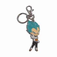Dragon Ball Super SD SSGSS Vegeta Colored Metal Keychain