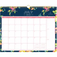 Blue Sky BLS107934 Peyton Navy Floral Wall Calendar&#44; Navy