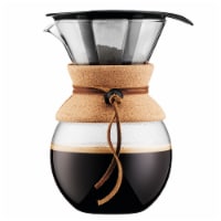 Bodum Pour Over Glass Coffee Maker - Cork Perspective: Main