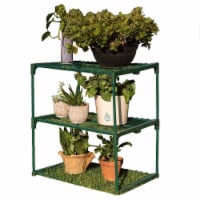 Zenport SH3222A Three Tier Greenhouse Plant Growing Shelving Station