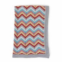 The Little Acorn F14B10 28 x 38 in.Chevron Blanket