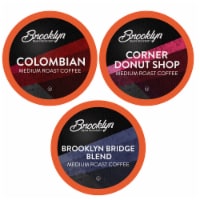 Brooklyn Beans Medium Roast Coffee Pods Variety Pack for Keurig K-Cups Brewer, 40 Count