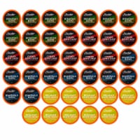 Brooklyn Beans Coffee Pods Breakfast Variety Sampler Pack Keurig K-Cups Maker, 40 count