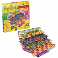 Happy Puzzle Games HPCSNL Multi-Level Snakes & Ladders Puzzle, Multi Color