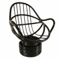 Rattan Swivel Rocker Frame Only - Stain