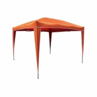 International Caravan YF-3031-TC Square Folding Gazebo, Terra Cotta