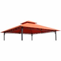 International Caravan YF-3136B-CNP- TC 10 ft. Gazebo Canopy St. Kitts Replacement Top, Terra