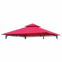 International Caravan YF-3136B-CNP- CB 10 ft. Gazebo Canopy St. Kitts Replacement Top, Cranbe