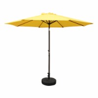 St. Kitts Aluminum 10-foot Patio Umbrella - Yellow