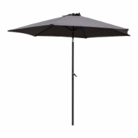 St. Kitts Aluminum 9-foot Patio Umbrella - Grey
