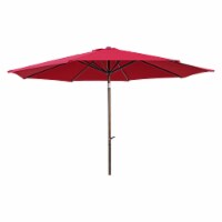 St. Kitts Aluminum 11.5-foot Patio Umbrella - Ruby Red