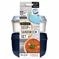 Fit & Fresh® Insulated Soup and Sandwich Set Perspective: Main