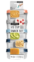 Fit and Fresh Leakproof Snack Set Containers Perspective: Main