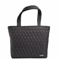 Fitfresh 7447ffp2561 Black Quilted Tote Bag with Lunch