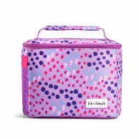 Fit and Fresh Wildflower Meadow Lunch Bag - Purple Perspective: Main