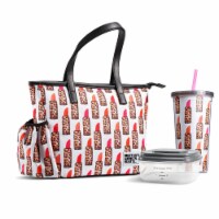 FIT & FRESH 7060BBH2709 LEOPARD KISS SCOTTSBORO BAG.
