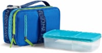 Fit and Fresh Expandable Bento Lunch Kit - Blue Awesome