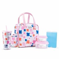 Fit & Fresh 2950ALJSC3033 Artist Collection Deluxe Lunch Kit, Yellow