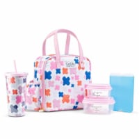 Fit & Fresh 2950CATSC3030 Artist Collection Deluxe Lunch Kit, Multi Color Xs
