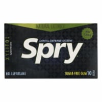 Spry - Chewing Gum Licorice - Case Of 20 - 10 Ct