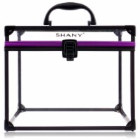 SHANY Clear Cosmetic and Toiletry Train Case - X-Large