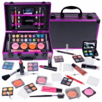 SHANY Makeup Train Case Aluminum Makeup Set - Purple
