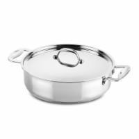 Mepra 30213126 26 cm Non Stick Saute Pan 2 Handles Glamour Diamond
