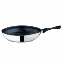 Mepra 30197932N 32 cm Frying Pan Fantasia Stone, Black