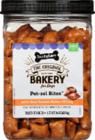 Three Dog Bakery Original Pet-zel Bites Peanut Butter Filled Dog Treats
