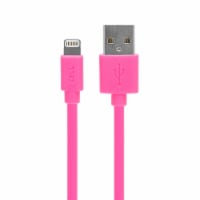 CELLCandy USB-to-Lightning Sync/Charge Cable for Apple iPhone 5 - 4 Foot - Shocking Pink Perspective: Main
