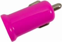 CELLCandy Low-Profile USB Car Charger - Shocking Pink Perspective: Main