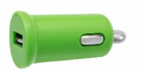 CELLCandy Low-Profile USB Car Charger - Sour Apple Green Perspective: Main