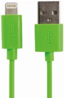 CELLCandy USB-to-Lightning Sync/Charge Cable for Apple Products - Sour Apple Green Perspective: Main