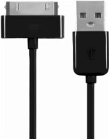 CELLCandy 30 Pin-to-USB Sync/Charge Cable for Apple iPhone - Black Perspective: Main