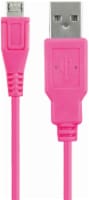 CELLCandy USB-to-Micro USB Charge and Sync Cable - Shocking Pink Perspective: Main