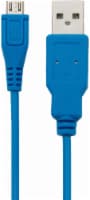 CELLCandy USB-to-Micro-USB Sync and Charge Cable - Tropical Blue Perspective: Main