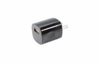 CELLCandy USB AC Wall Charger - Black Perspective: Main