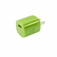 CELLCandy USB AC Wall Charger - Sour Apple Green Perspective: Main