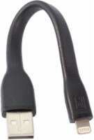 CELLCandy Flexible Charge and Sync USB-to-Lightning Cable - Black Perspective: Main