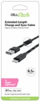 CellCandy Extended Length Charge and Sync Charger - Black