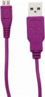 CELLCandy USB-to-Micro USB Data Cable - Purple Thistle Perspective: Main