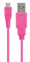 CELLCandy USB-to-Micro-USB Sync/Charge Cable - Shocking Pink Perspective: Main